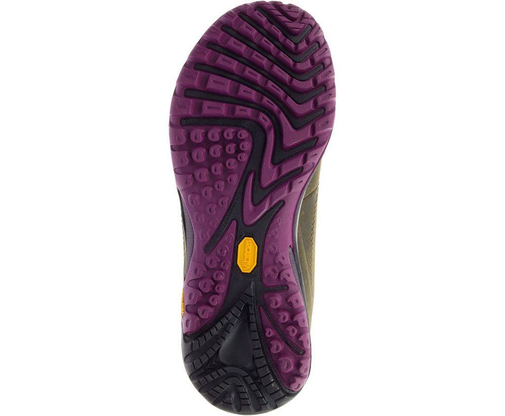 Buty Trekkingowe Merrell Damskie Oliwkowe - Siren Traveller 3 - 104765-OGQ